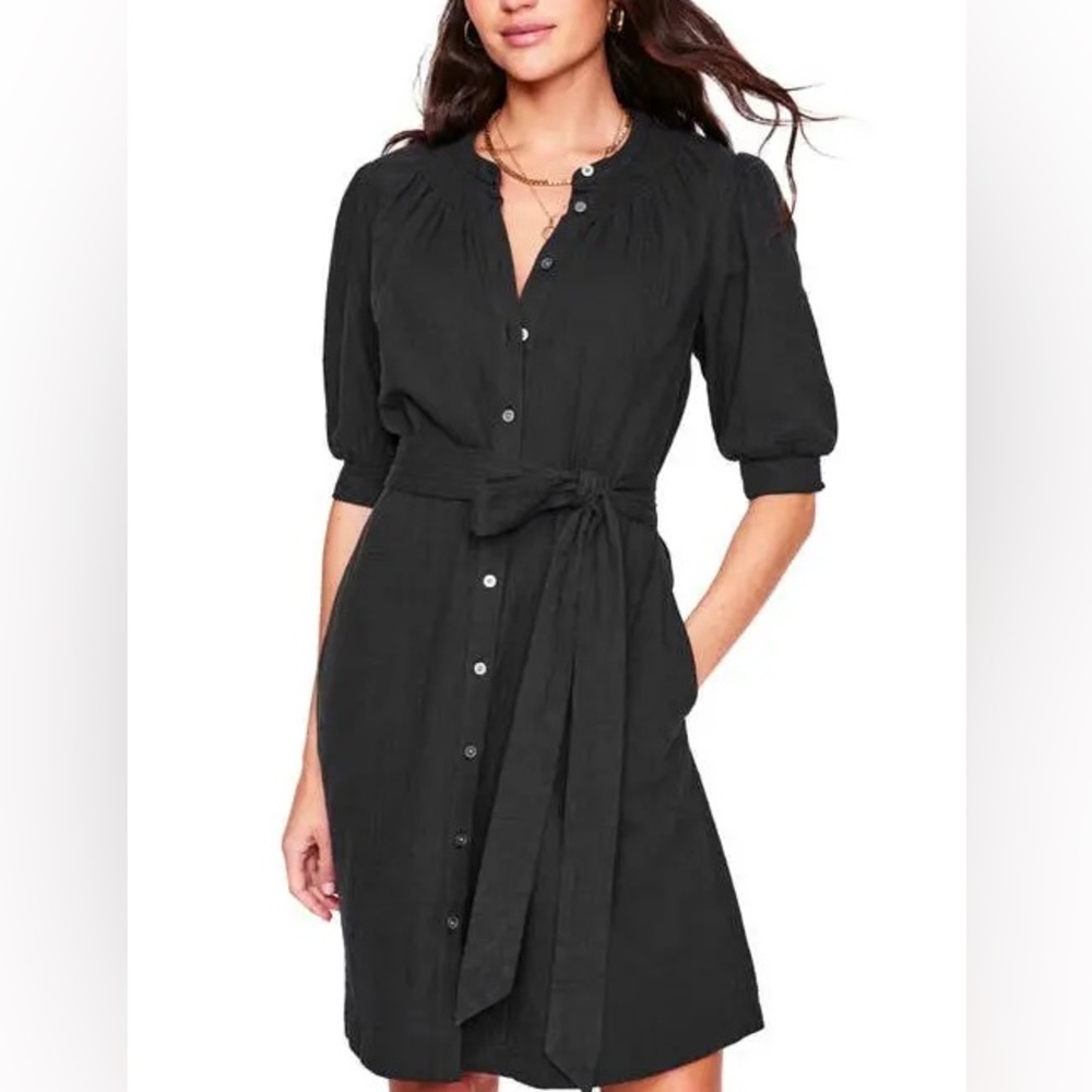 BODEN Ada Double Cloth Short Dress